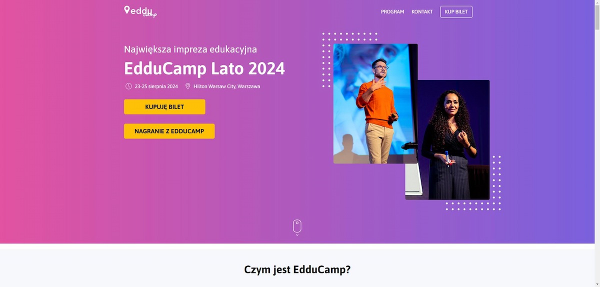 Landing page - edducamp.pl